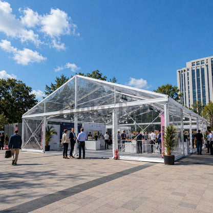 Temporary Canopy 300 Guest Elegant Outdoor Transparent Clear Wedding Marquee Tent for Sale WPT002