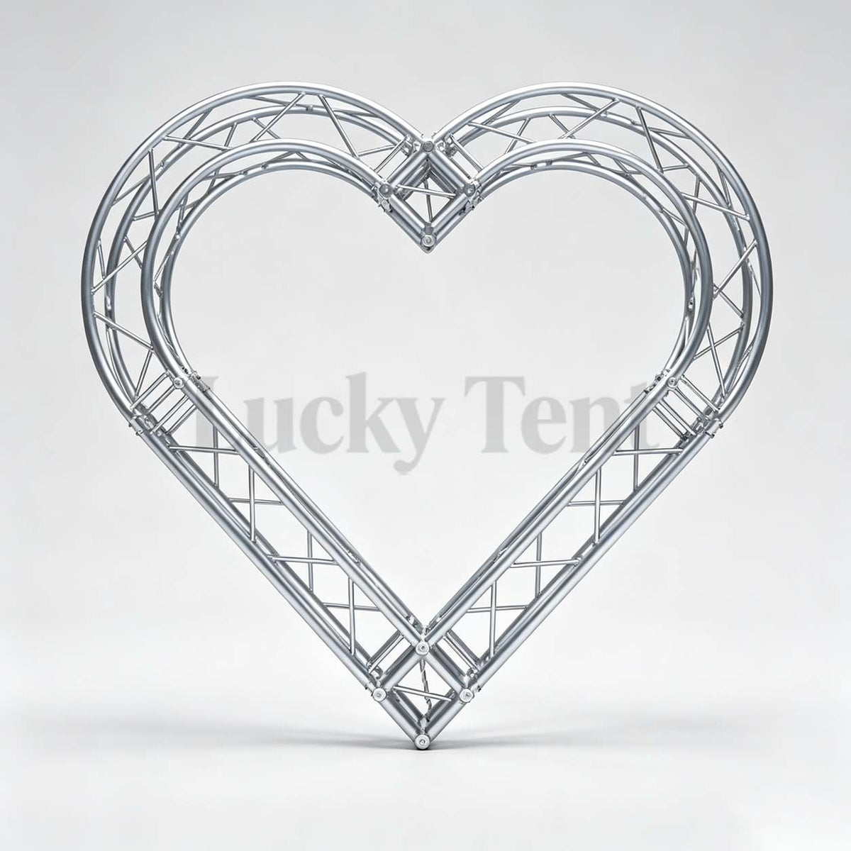 Custom Aluminum Love Heart Truss Spigot Trade Show and Wedding Special-Shaped Truss
