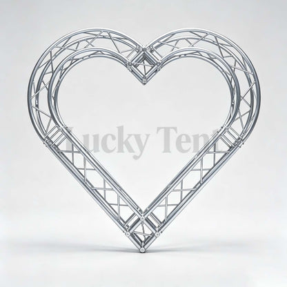 Custom Aluminum Love Heart Truss Spigot Trade Show and Wedding Special-Shaped Truss