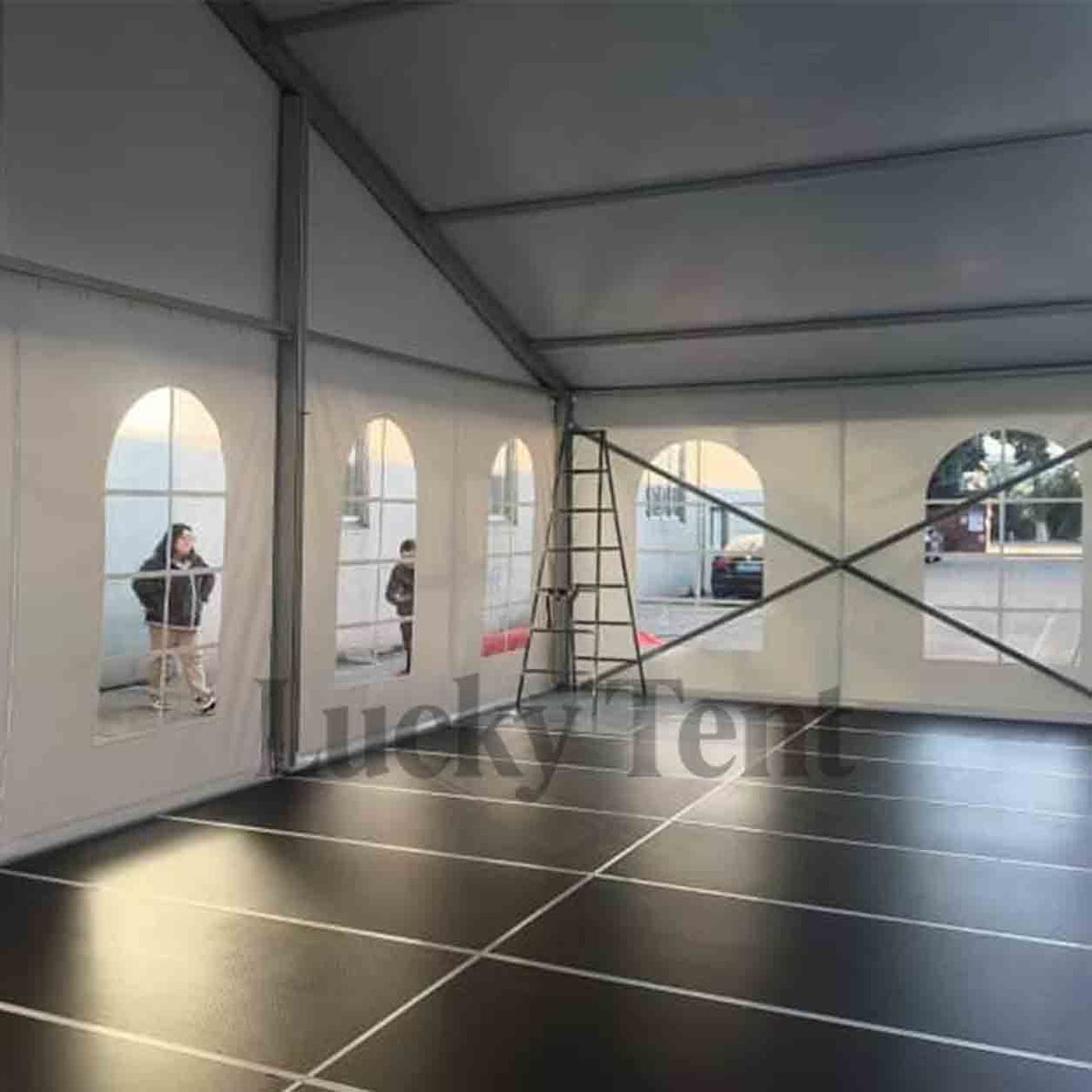VIP Wooden Cassette Tent Flooring System for Wedding Party Tent
