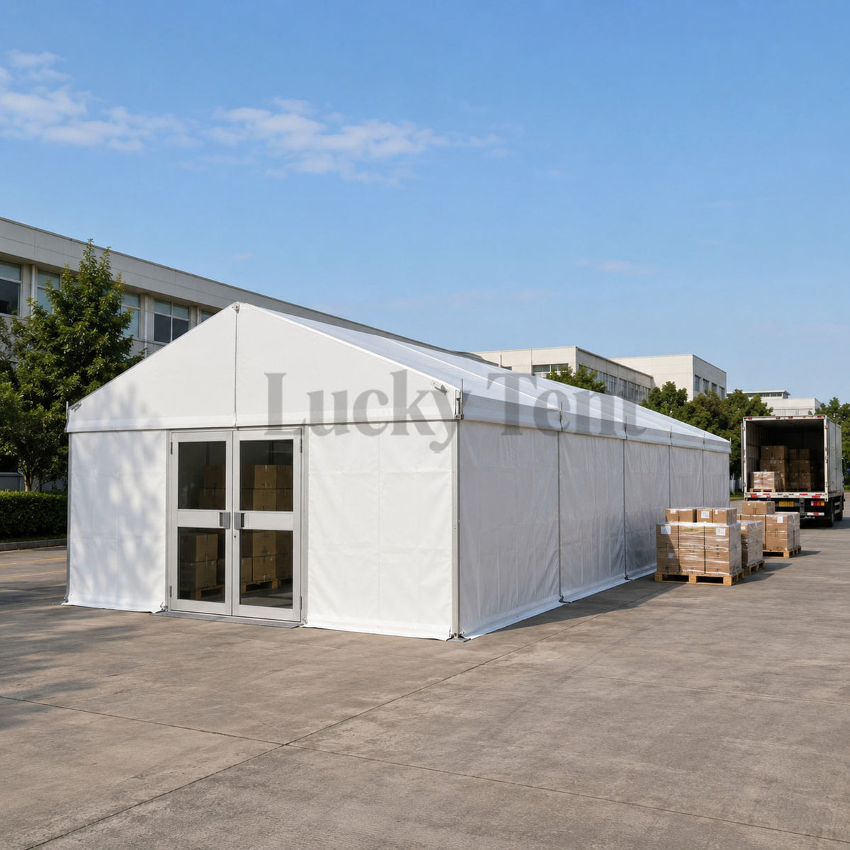 Racing Event Warehouse Canopy Lounge Aluminum Frame Tent for Sale WPT004