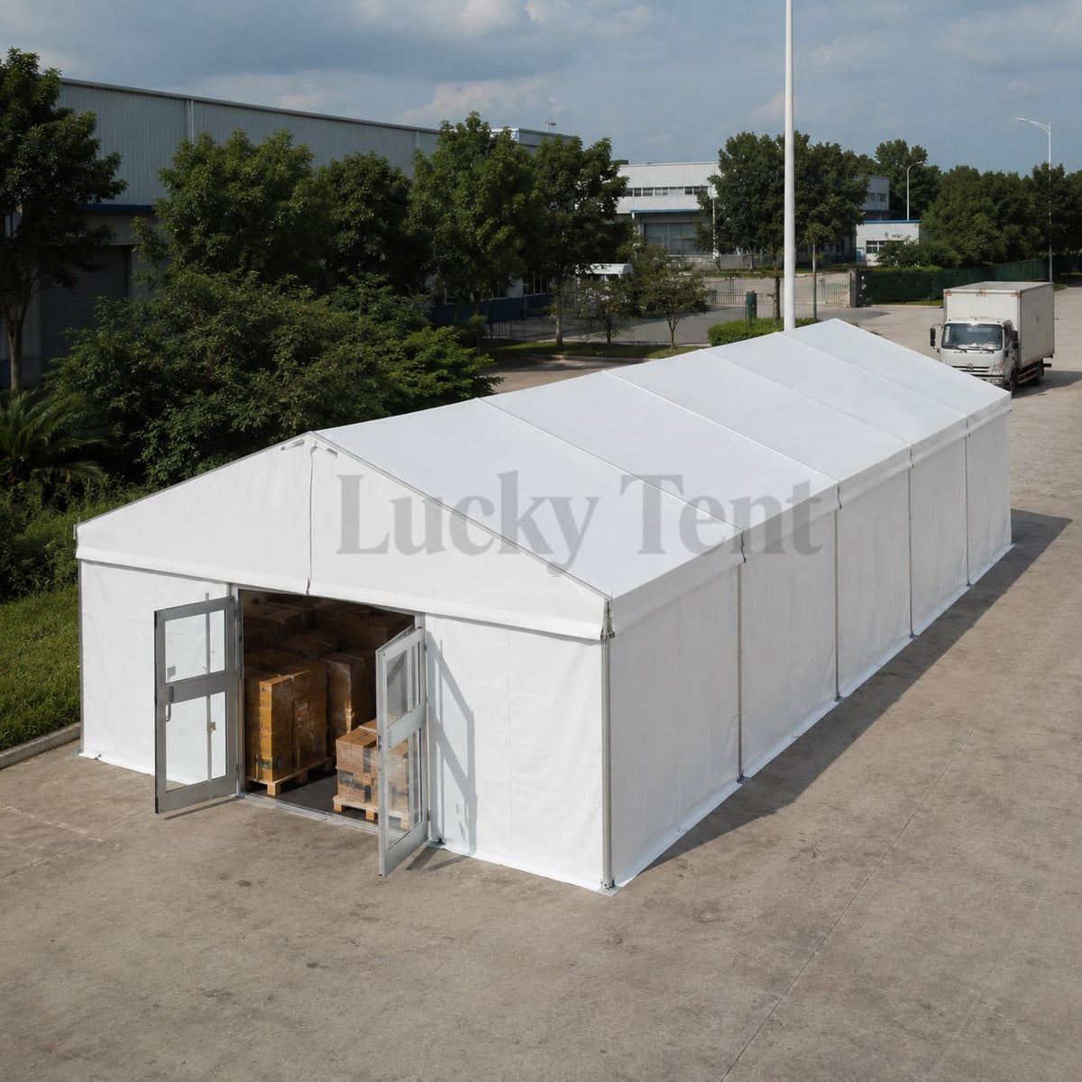 Racing Event Warehouse Canopy Lounge Aluminum Frame Tent for Sale WPT004