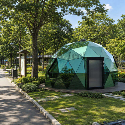 Custom High Quality Outdoor  Glass Dome Tent with Thermal Insulation Glass House for Party Events Resort Hotel GDH006