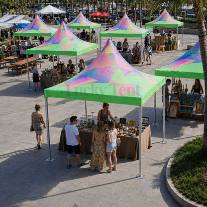 Private Garden Cafe room Commercial Grade 10x10ft pagoda with spray painting PT006