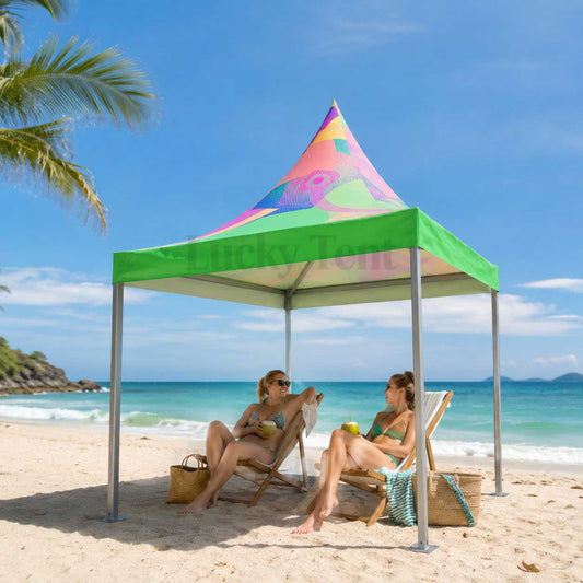 Private Garden Cafe room Commercial Grade 10x10ft pagoda with spray painting PT006